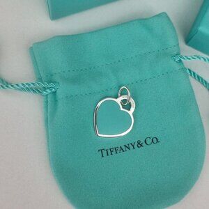 new Return to Tiffany® Tiffany Blue®  Heart Tag Pendant in Sterling Silver